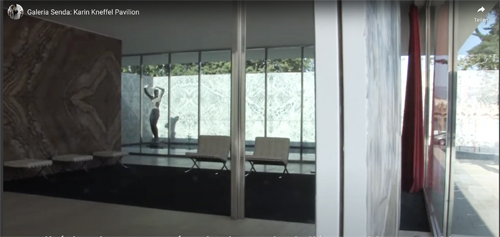 karin kneffel interview galleria senda mies van der rohe pavillion