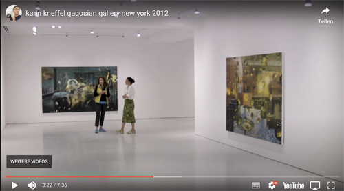 karin kneffel und louise neri in der galerie gagosian new york