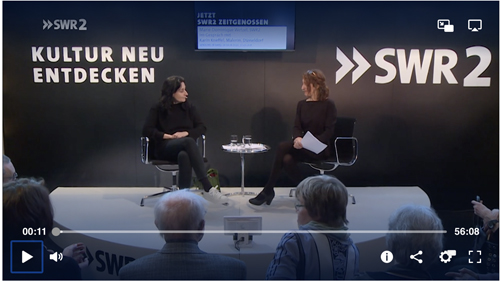 karin kneffel im gespräch mit Marie-Dominique Wetzel SWR
