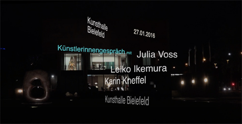 kunsthalle bielefeld julia voss leiko ikemura karin kneffel im gespräch